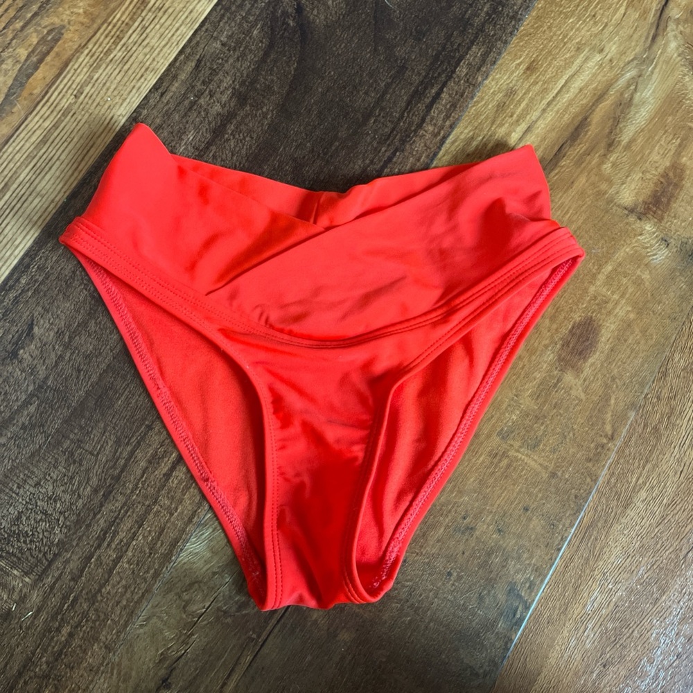 Xhilaration Red Bikini Classic Brief Swim